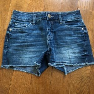 girls jean shorts